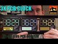 Three Zone PCB Diffuser Clock [ESP32]