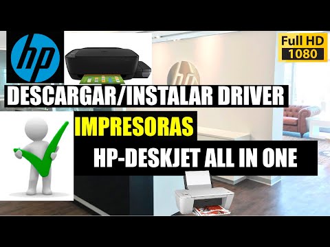 Como configurar mi impresora hp all-in-one deskjet Ink Advantage-Instalar drivers en Windows/LNX/MAC