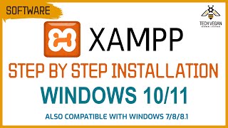 how to install xampp in windows 10 & windows 11 | xampp installation steps guide tutorial 🔥