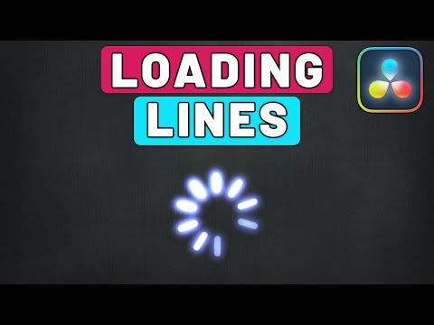 Make LOADING LINES Animation In Davinci Resolve