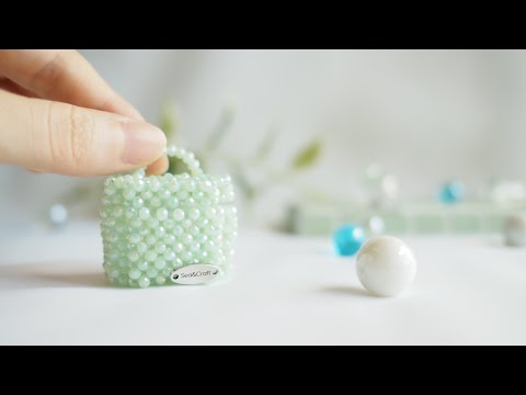 Beaded mini bag tutorial】ビーズで作るミニミニバニティバッグ | DIY