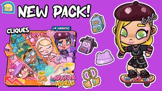 Avatar World New Update Cliques Pack Unboxing #avatarworld