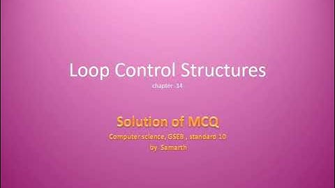 computer studies standard 10 chapter 14 MCQS solutions