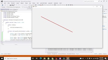 how to make a line on the c# GUI | how to draw a line on the c# GUI
