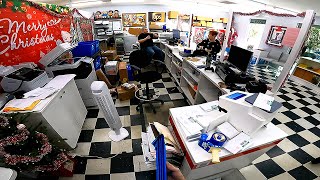 Closer to Christmas | POV work week in pack-and-ship store | packing customers' stuff