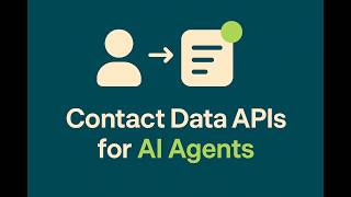 What Contact Data API Should AI Agents Use in 2026