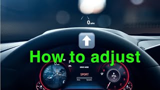 How to adjust your Heads Up Display on your 2020 Hyundai Sonata Limited