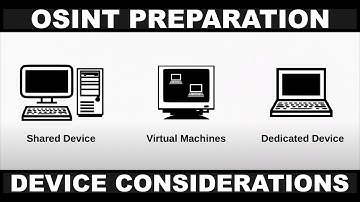 OSINT Preparation: Device Considerations