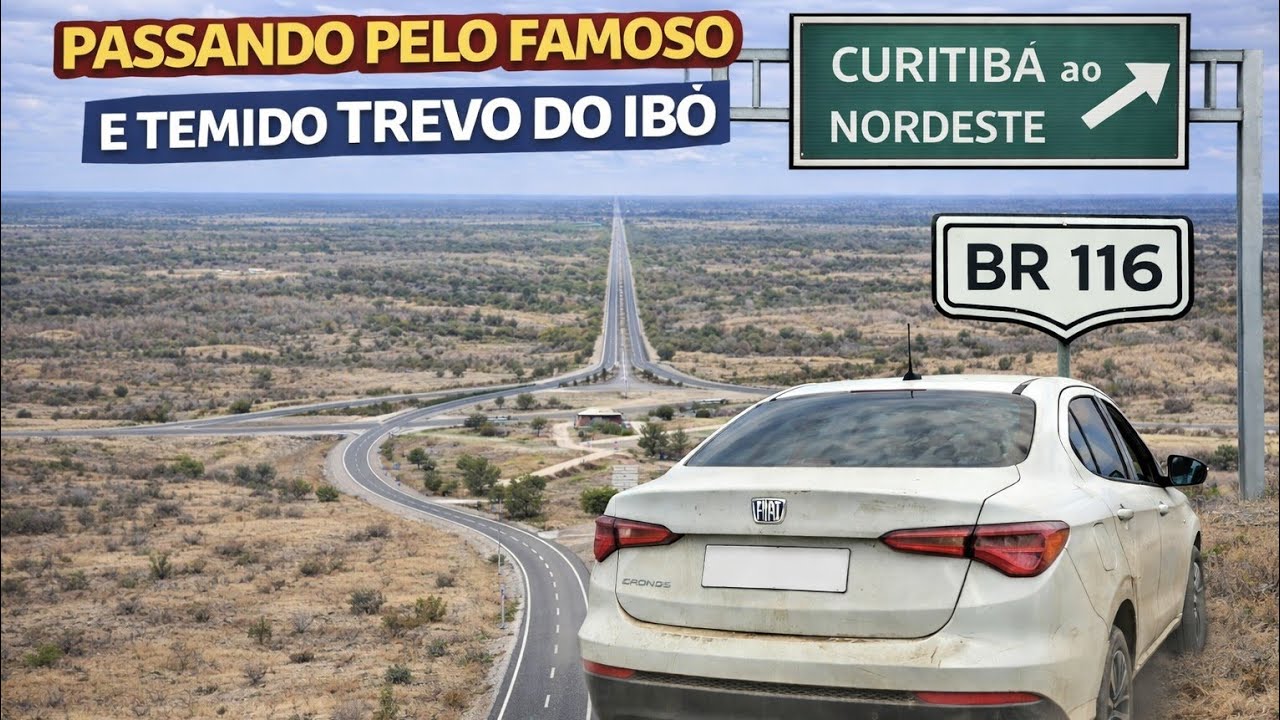 Viagem de carro ao Nordeste 2026 - Entrando em Pernambuco e passando pelo temido Trevo do Ibó - PT18
