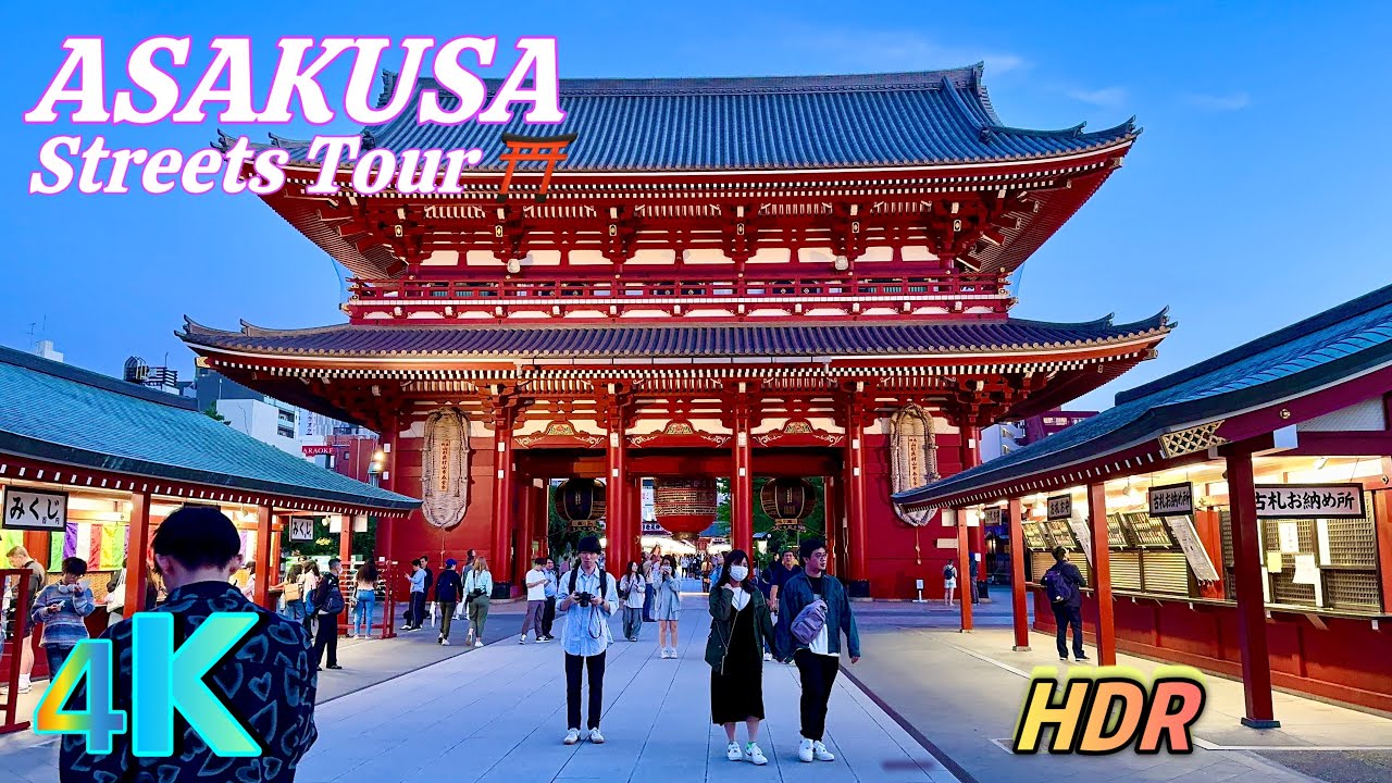 Asakusa Walk - Senso-ji, Nakamise, Hoppy St. Stroll, a frame from the walk