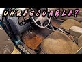 It Looks OK... Until You See the INTERIOR! Old Car Detailing ASMR