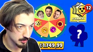 Youtuber ÇARKI ile CEZALI EFSANEVİ KUTU AÇILIMI! Brawl Stars