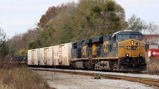 Railfanning The CSX SP Line In Jacksonville! ~ Ft. SD50 & YN2 Leaders