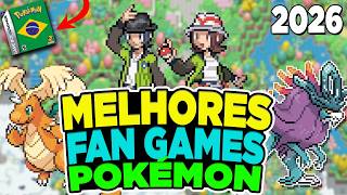 TOP 5 MELHORES FAN GAMES POKÉMON MAIS BAIXADOS 2026