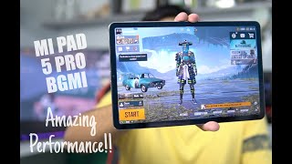 Gaming on a powerful Android Tablet :O - Mi Pad 5 Pro BGMI Gaming is Amazing | Gaming Josh