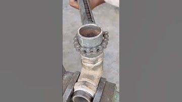 Adjustable chain wrench idea #tips #tools #tricks