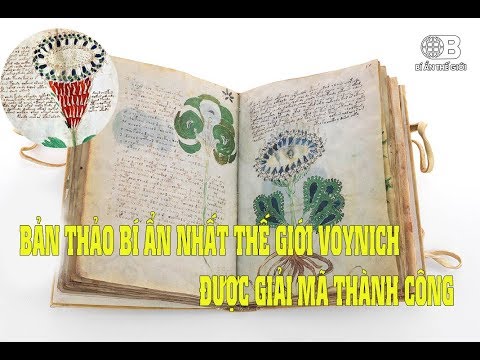 Bản thảo bí ẩn nhất thế giới Voynich được giải mã thành công
