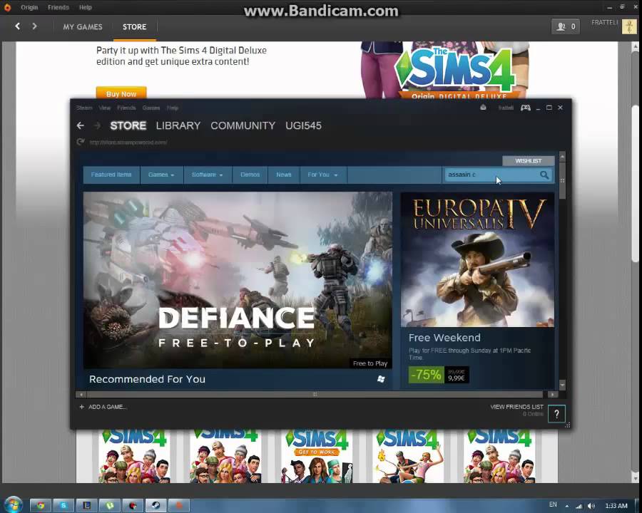 Steam VS Origin - YouTube