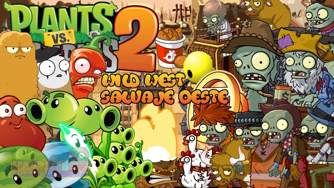 Plants vs Zombies 2 MUSIC: Wild West (Salvaje Oeste) + DM + UB