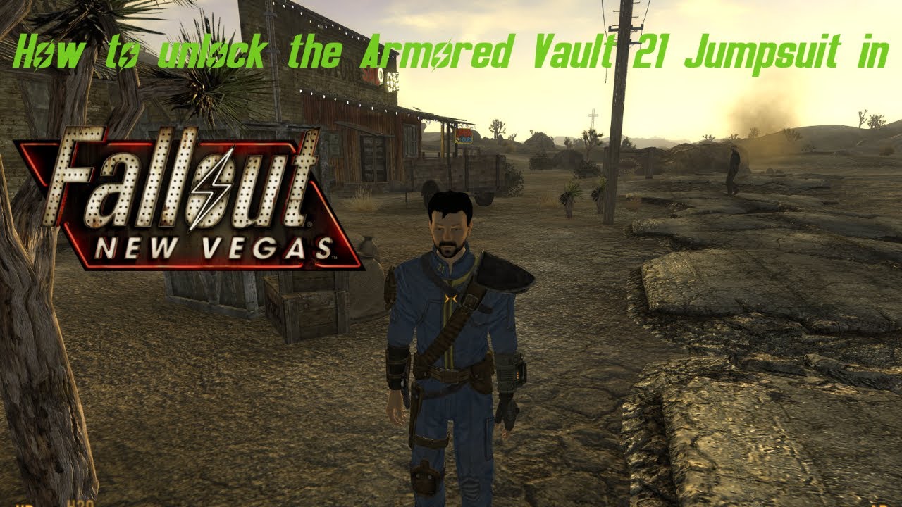 How to get the Armored Vault 21 Jumpsuit in Fallout: New Vegas - YouTube