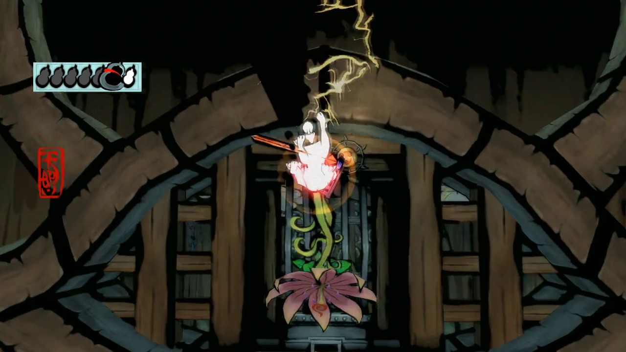 Okami HD: The ultimate blockhead skip on Oni Island