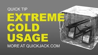 Operating QuickJack in Extreme Cold Weather