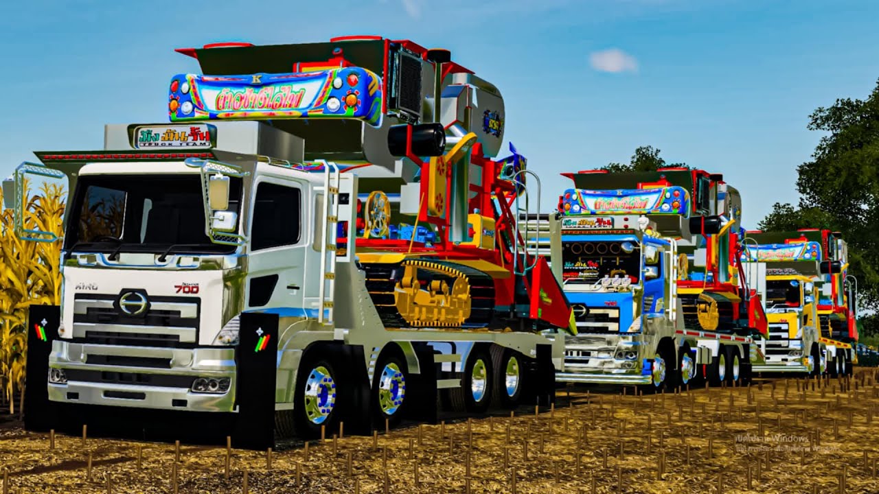 ขบวนเทรลเลอร์ S700 ย้ายรถไปเกี่ยวข้าวโพด10ไร่ลุยงานแรกในแมพใหม่ FARMING SIMULATOR 19