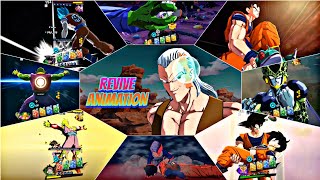 ALL TYPES OF REVIVAL CHARACTERS (SUCCESSION, CHANCE) REVIVE ANIMATION AND SPECIAL MOVES 🔥 DB LEGENDS