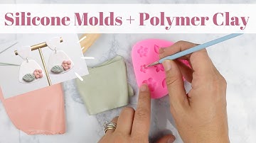 Silicone Molds With Polymer Clay Earrings | Tips For How To Use Silicone Molds To Make Polymer Clay