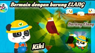 Kiki bermain dengan burung Elang | Kerajaan Burung | Bayi Panda | #Babybus Bahasa Indonesia.