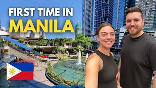 FIRST TIME IN MANILA, PHILIPPINES ?? Filipino food surprised us (exploring MAKATI & BGC)