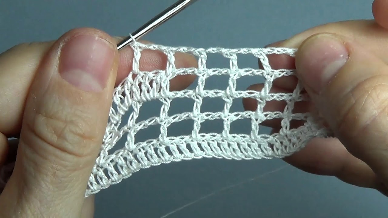15 minuti con uncinettofra: schema tramezzo a filet (giri 4-7)