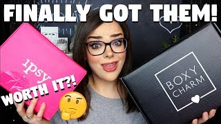 FINALLY UNBOXING IPSY PLUS & BOXYLUXE! Are They Worth It?! A Year Late Unboxing!
