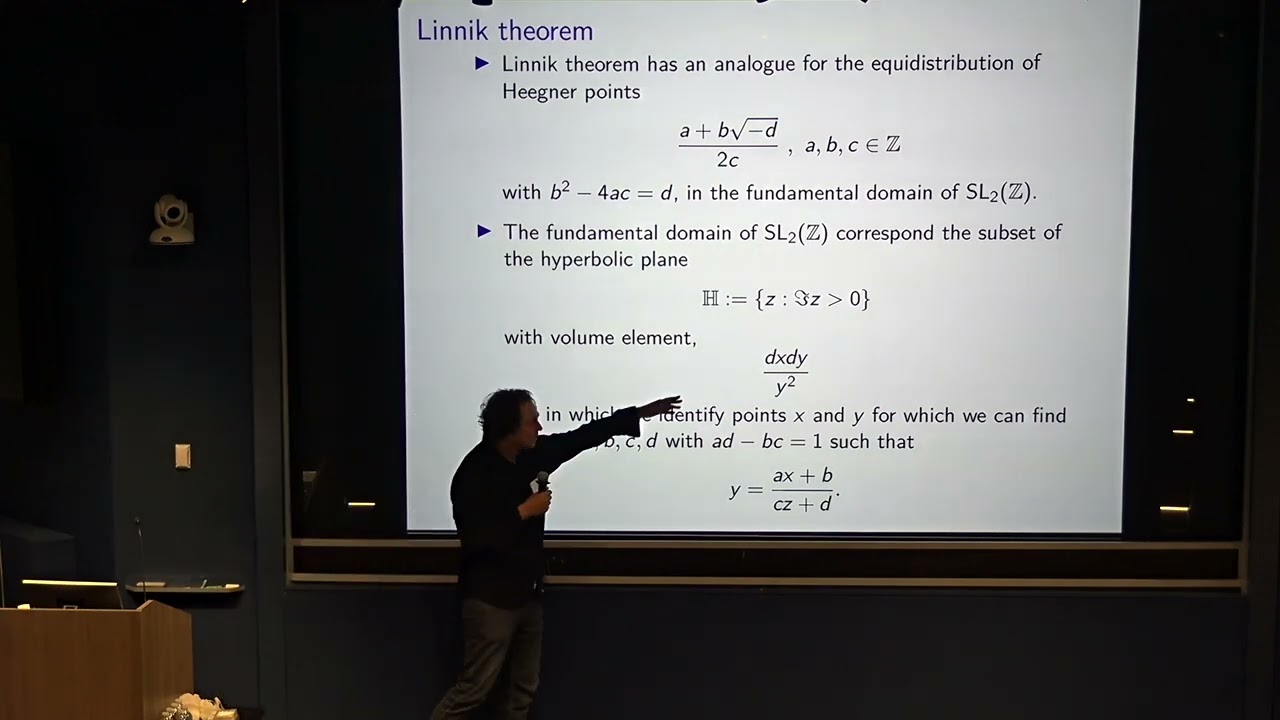 Maksym Radziwill: Joint Linnik Problems and Siegel Zeros (September 11, 2025)
