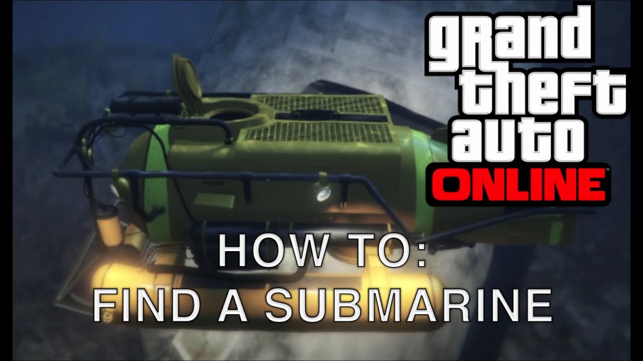 GTA 5 Online How To Find A Submarine Underwater Plane Graveyard 
