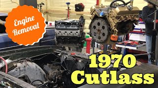 1970 Oldsmobile LS Swap - Engine Removal