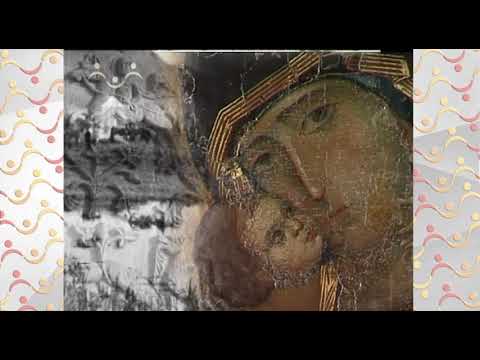 Третьяковская галерея.  Богоматерь Владимирская.  XII век