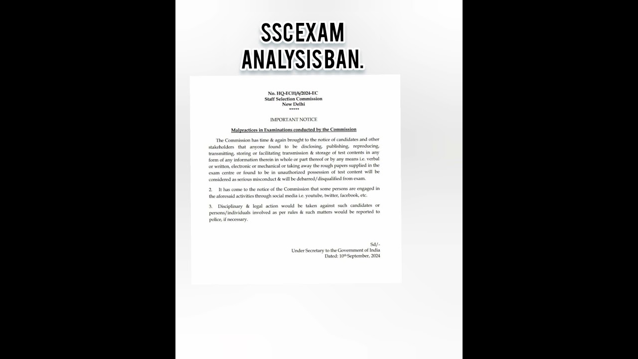 Ssc Exam Analysis Ban 