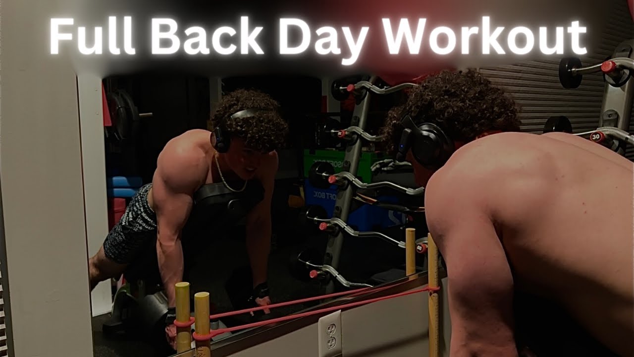 Back Day | Full Workout on my Training Split - YouTube