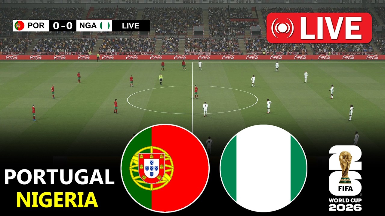 Portugal vs Nigeria | Friendly Football Match 2026 | PES 21 Video Game - Simulation