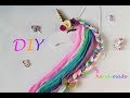 Единорог органайзер для заколок./ DIY: Unicorn Hair Clip Holder.