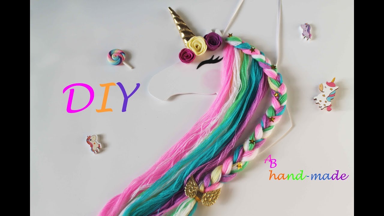Единорог органайзер для заколок./ DIY: Unicorn Hair Clip Holder.