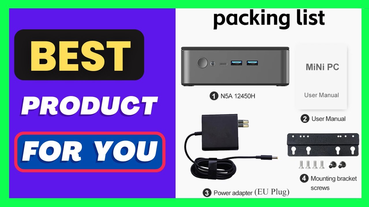 MicroData Mini PC N5A 8-Core 12-thread Intel i5 12450H Windows 11 Pro