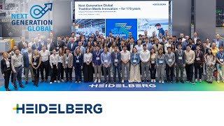 Next Generation Global Program 🌍 | Over 100 Future Leaders at HEIDELBERG Print Media Center Wiesloch