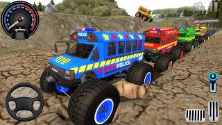 Impossible Driving Police Bus Monster Truck Stunt  2026 #2 - Racing Car Simulator - Android GamePlay screenshot 3