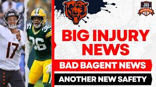 BIG INJURY NEWS Around Tyson Bagent + Lose ANOTHER Safety & Sign Another | Chicago Bears News