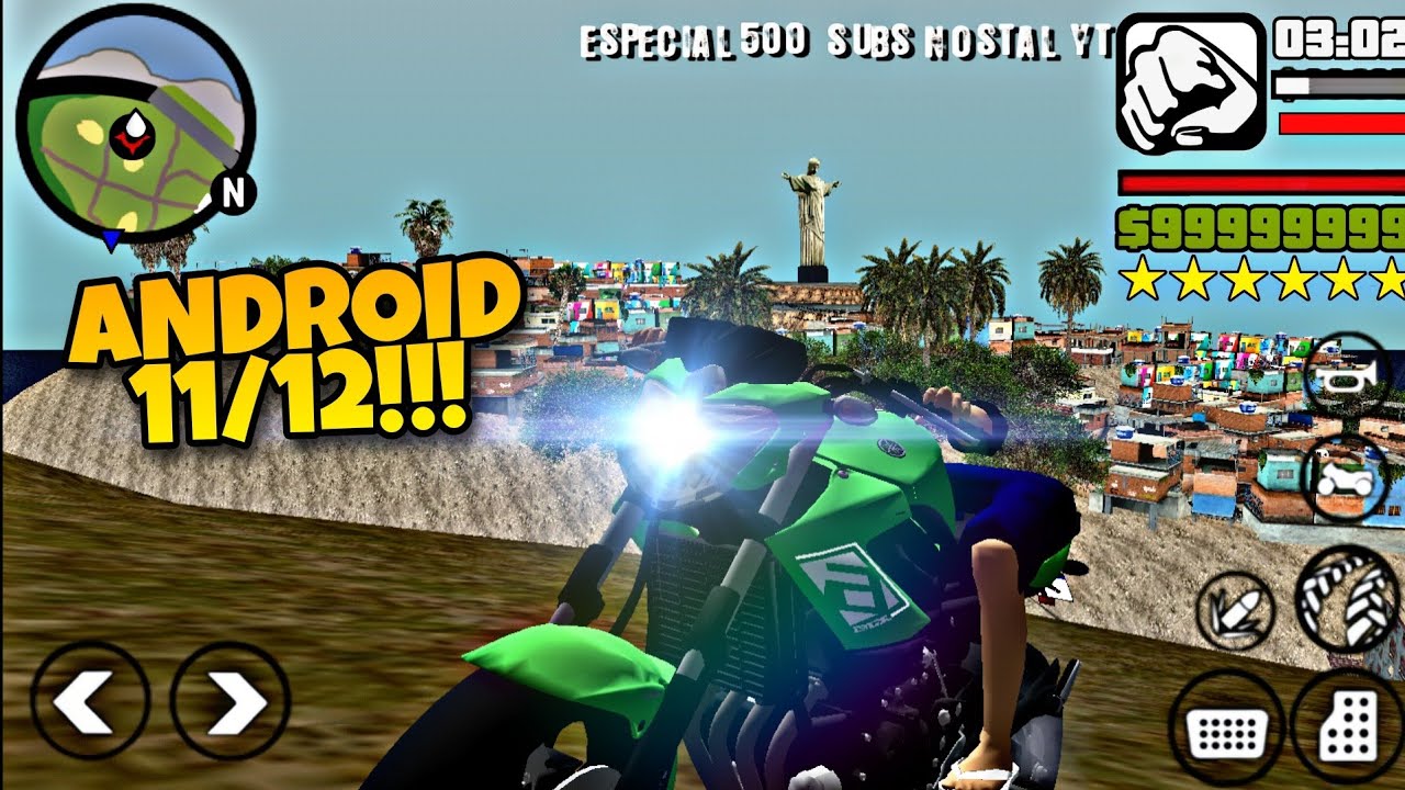 SAIU! MEU GTA MOTOVLOG 2022REALISTA COM QUADRA DO GRAU, FAVELA, OFICINA,  PEGANDO E TODOS OS ANDROID! 