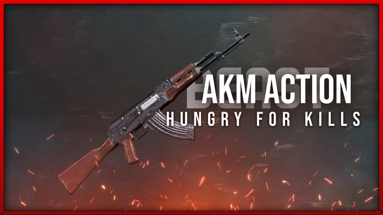 AKM action- Hungry For Kills 🔥 | PUBG Mobile | Hruth Forever