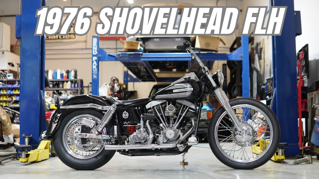 1976 Shovelhead FLH / ハーレー ショベルヘッド - YouTube