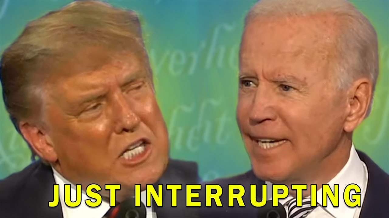 The Presidential Debate BUT Just Interrupting